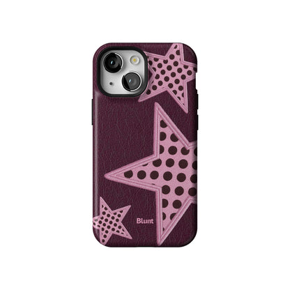 Plum Polka Star iPhone Case gallery - Iphone_13_Mini_Air_Plus_1