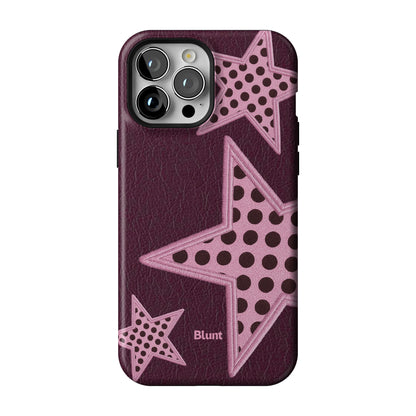 Plum Polka Star iPhone Case gallery - Iphone_13_Pro_Max_1