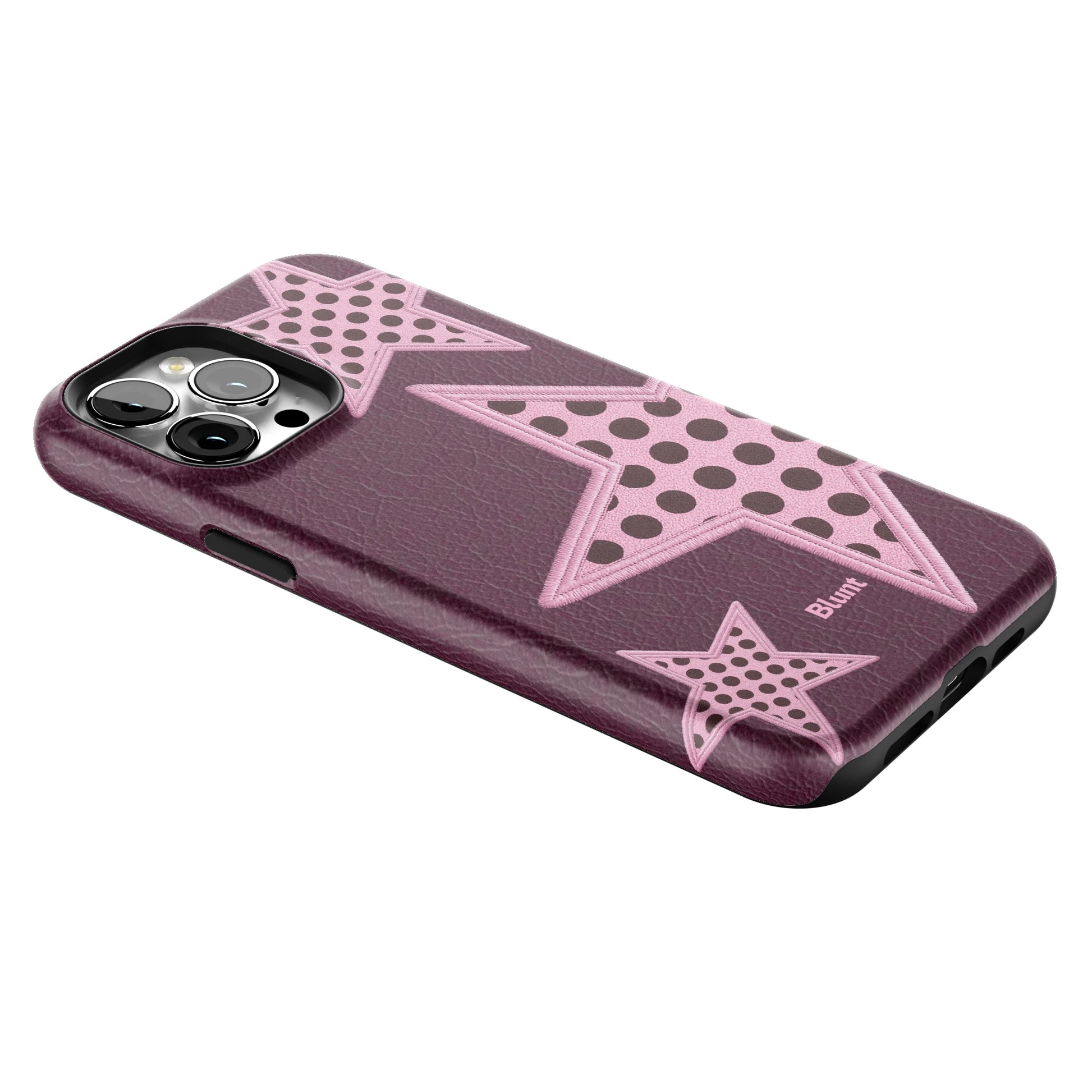 Plum Polka Star iPhone Case gallery - Iphone_13_Pro_Max_2