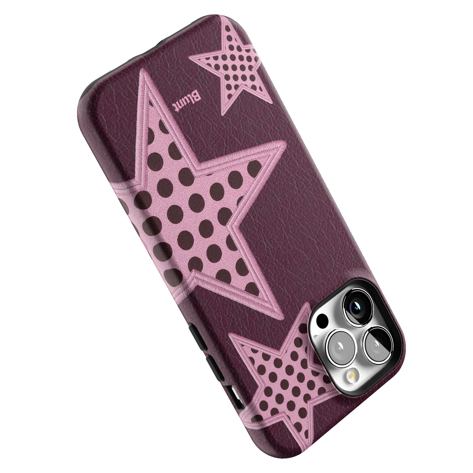 Plum Polka Star iPhone Case gallery - Iphone_13_Pro_Max_5