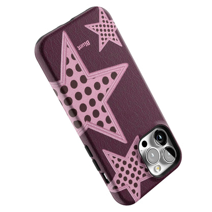Plum Polka Star iPhone Case gallery - Iphone_13_Pro_Max_5