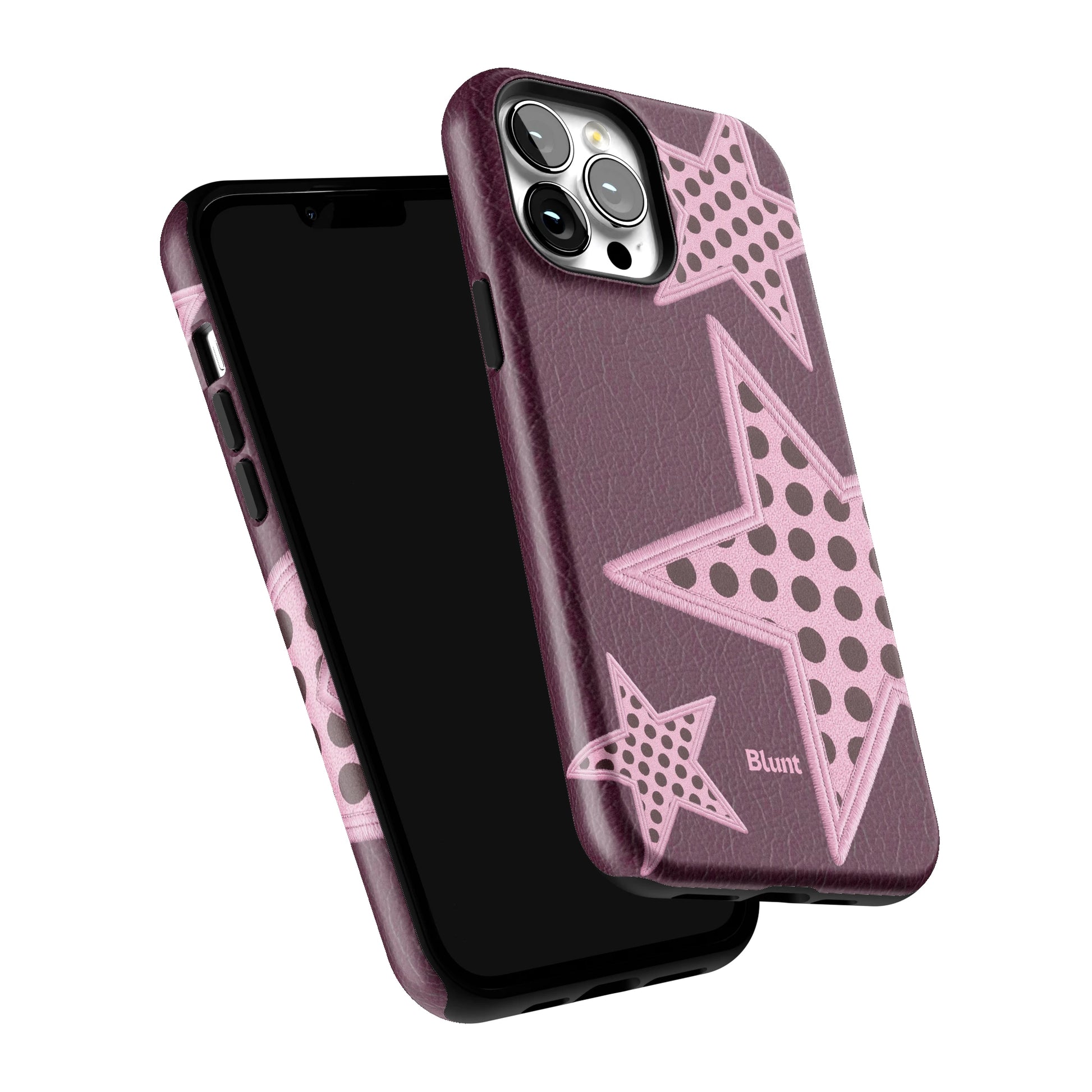 Plum Polka Star iPhone Case gallery - Iphone_13_Pro_Max_6