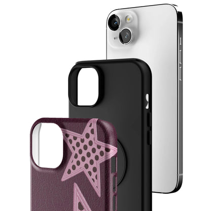 Plum Polka Star iPhone Case gallery - Iphone_14_Mini_Air_Plus_3