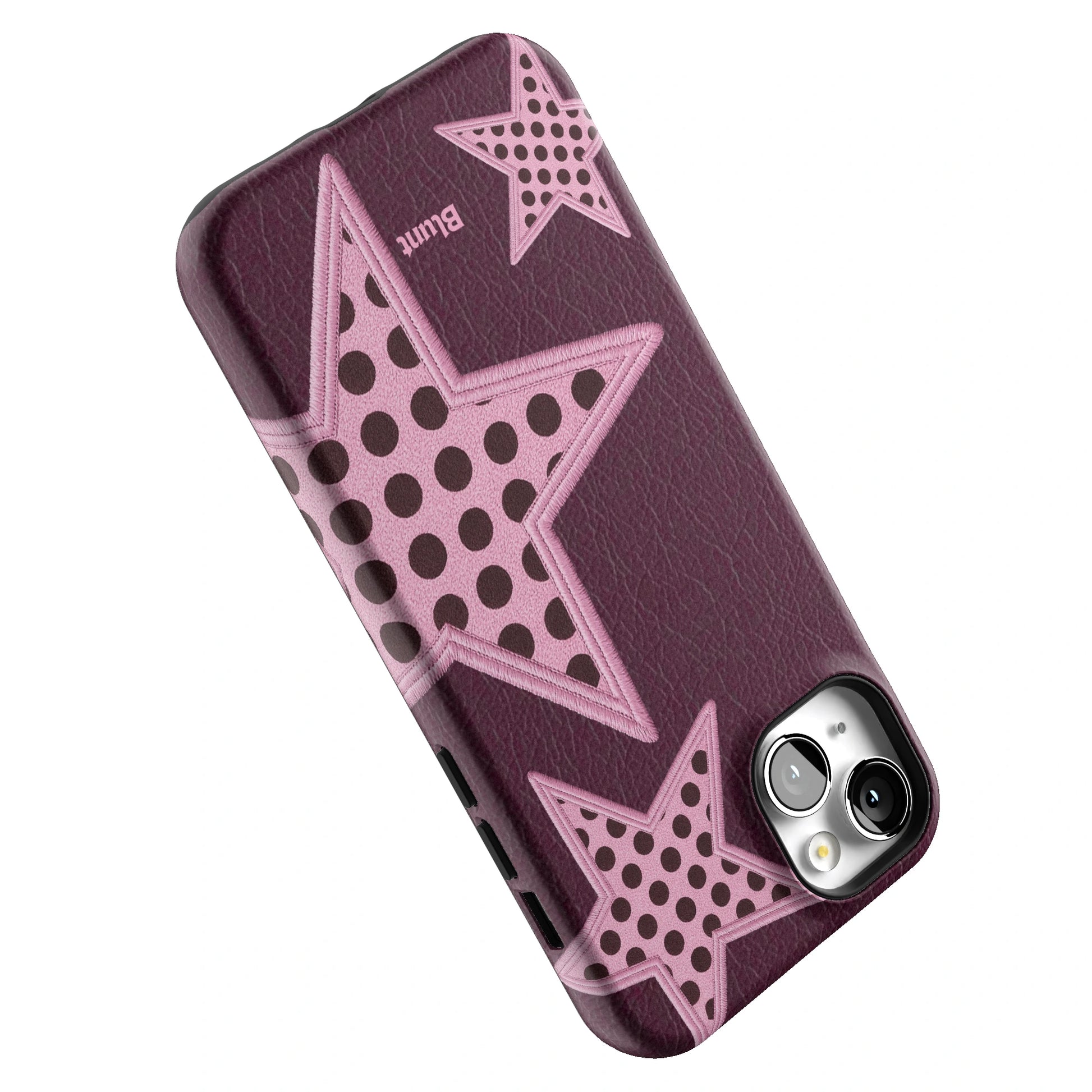 Plum Polka Star iPhone Case gallery - Iphone_14_Mini_Air_Plus_5
