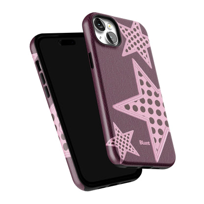 Plum Polka Star iPhone Case gallery - Iphone_14_Mini_Air_Plus_6
