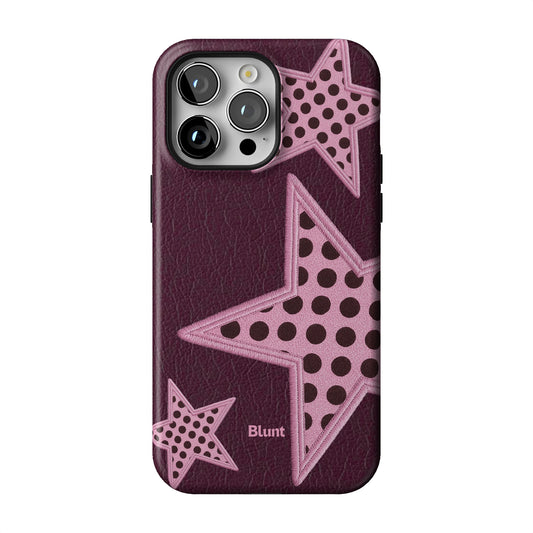 Plum Polka Star iPhone Case gallery - Iphone_14_Pro_Max_1