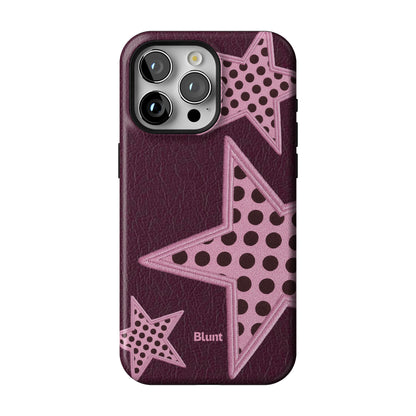 Plum Polka Star iPhone Case gallery - Iphone_15_Pro_Max_1