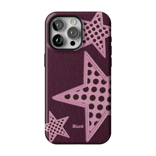 Plum Polka Star iPhone Case gallery - Iphone_15_Pro_Max_1