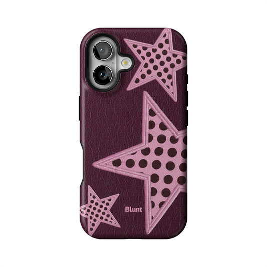 Plum Polka Star iPhone Case gallery - Iphone_16_Iphone_1