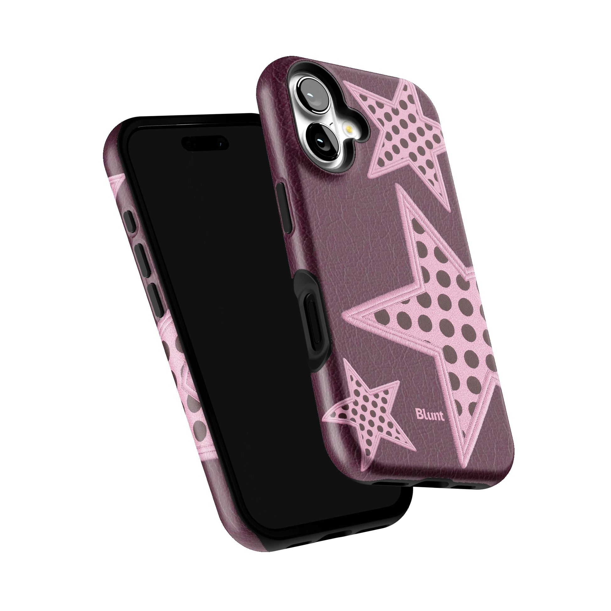 Plum Polka Star iPhone Case gallery - Iphone_16_Iphone_6