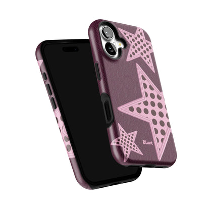 Plum Polka Star iPhone Case gallery - Iphone_16_Iphone_6