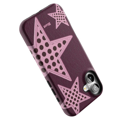 Plum Polka Star iPhone Case gallery - Iphone_16_Mini_Air_Plus_5