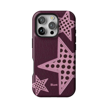 Plum Polka Star iPhone Case gallery - Iphone_16_Pro_1