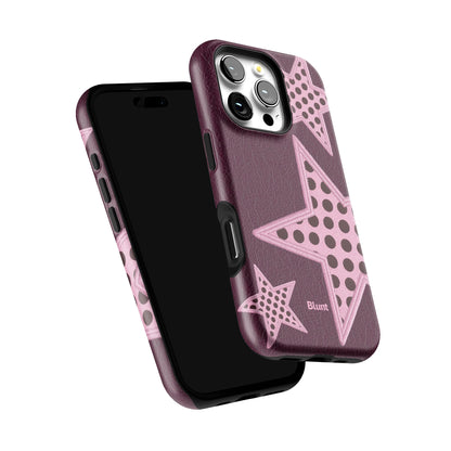 Plum Polka Star iPhone Case gallery - Iphone_16_Pro_6