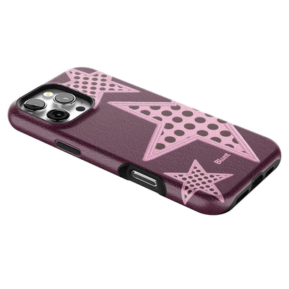 Plum Polka Star iPhone Case gallery - Iphone_16_Pro_Max_2