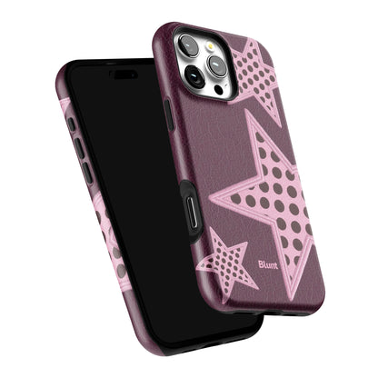 Plum Polka Star iPhone Case gallery - Iphone_16_Pro_Max_6