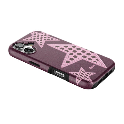Plum Polka Star iPhone Case gallery - Iphone_17_Iphone_2