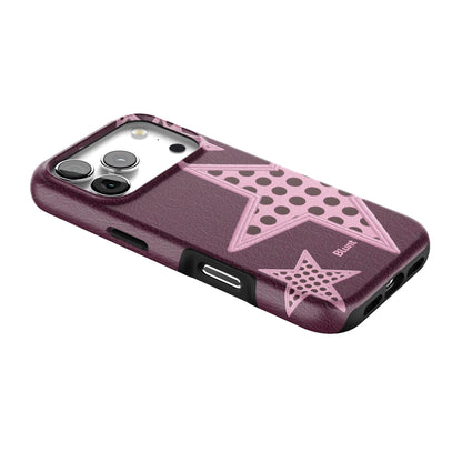 Plum Polka Star iPhone Case gallery - Iphone_17_Pro_2