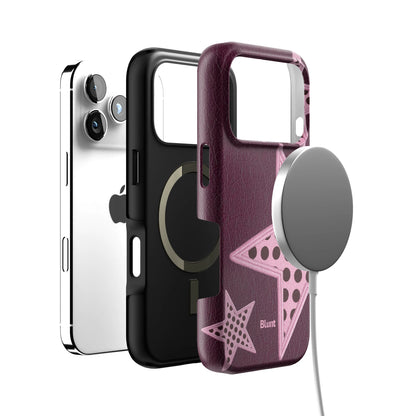 Plum Polka Star iPhone Case gallery - Iphone_17_Pro_4