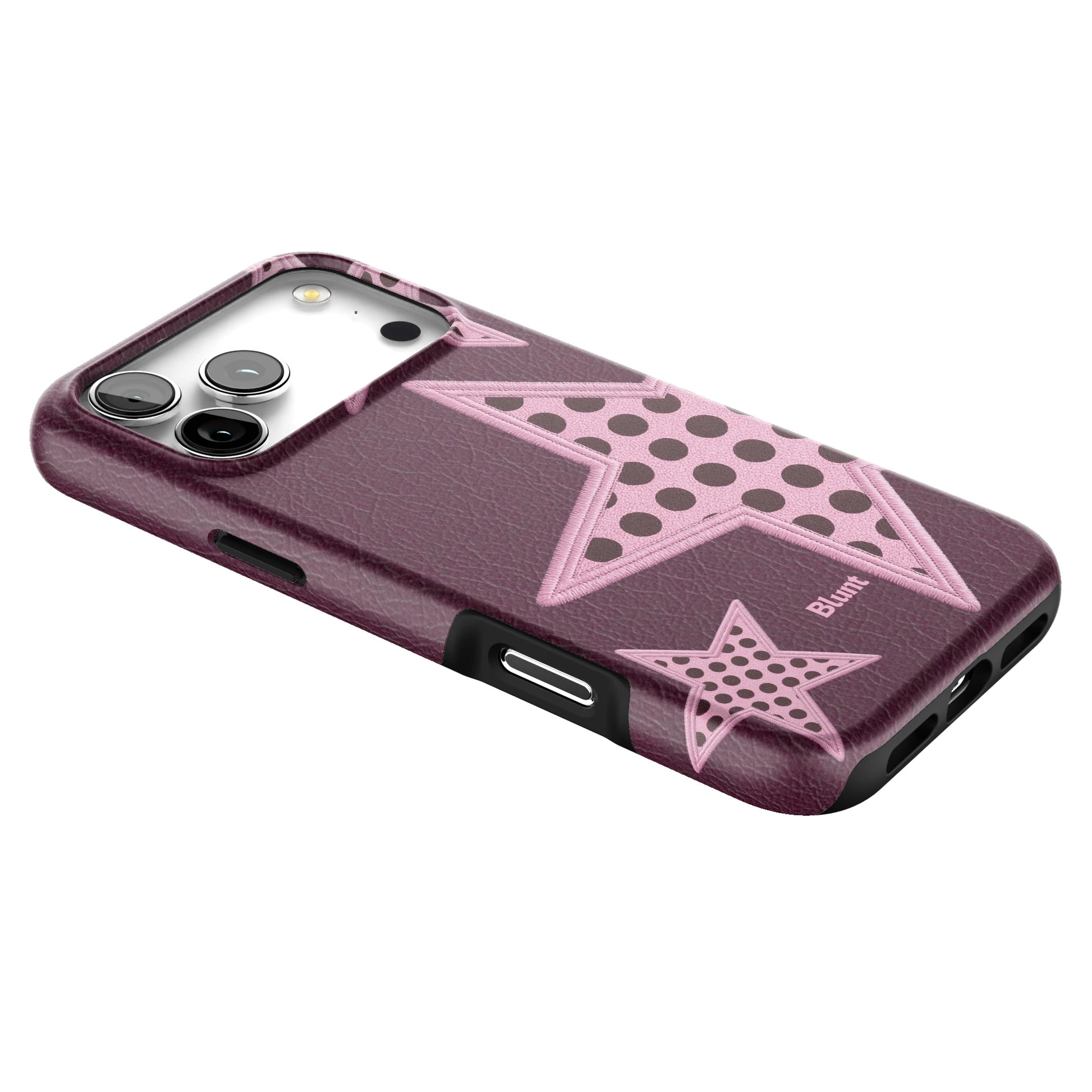 Plum Polka Star iPhone Case gallery - Iphone_17_Pro_Max_2