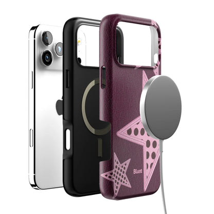 Plum Polka Star iPhone Case gallery - Iphone_17_Pro_Max_4