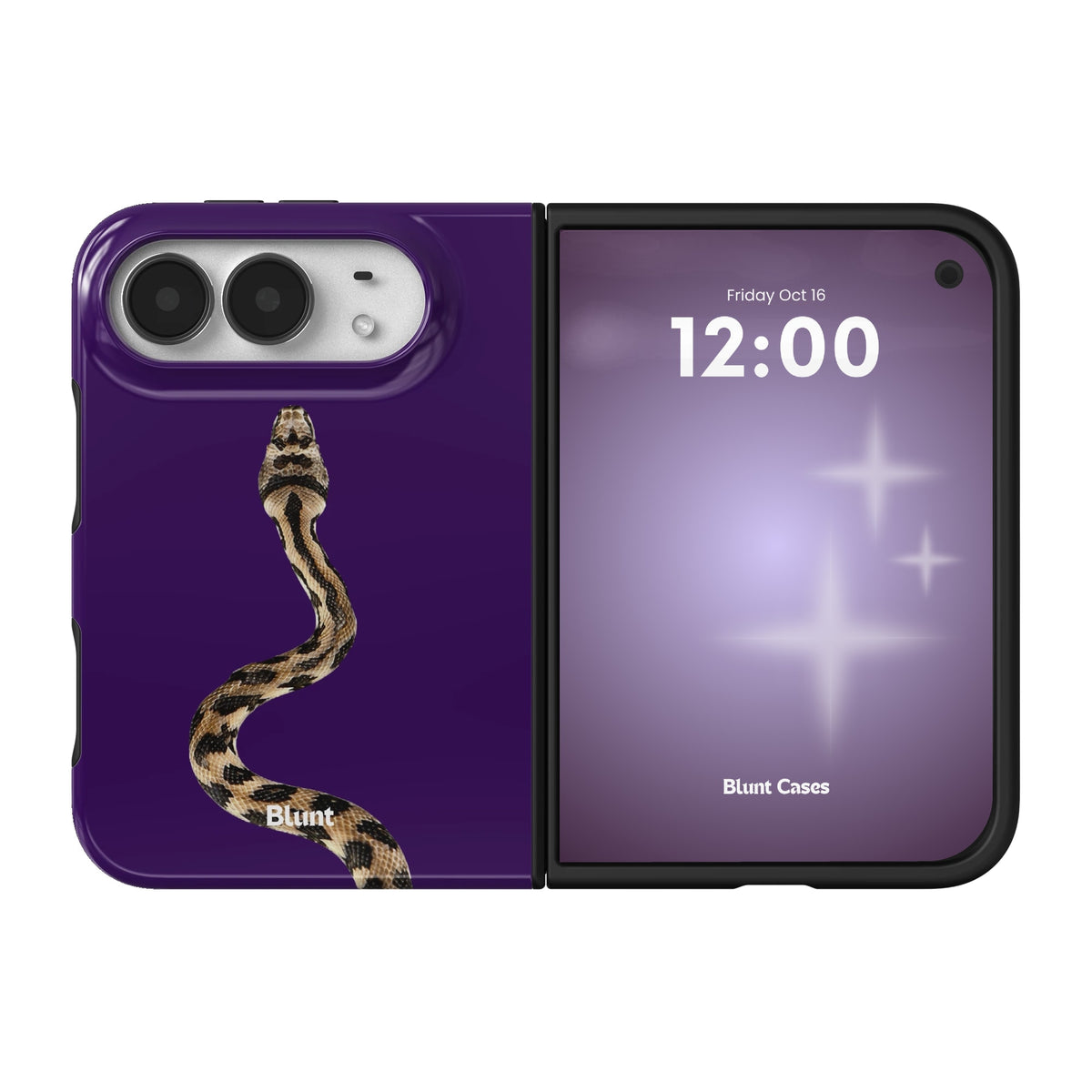 plum-serpent-iphone-case iPhone 18 Duo case, view 1