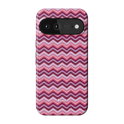 Plum Weave Pixel Case - Blunt Cases