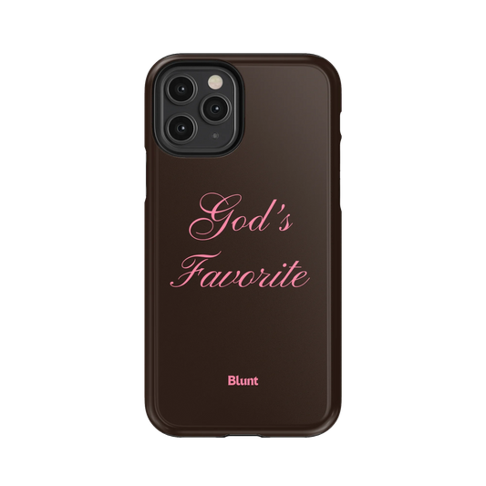 Gods Favorite Brown iPhone Case