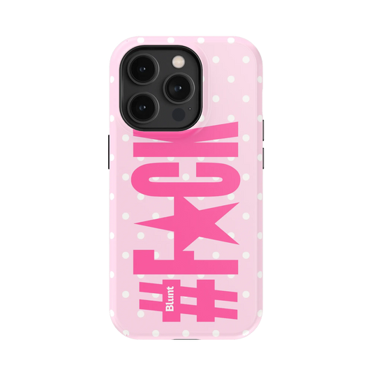 Pink Polka Riot iPhone Case