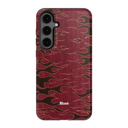 Crimson Fire Samsung Case
