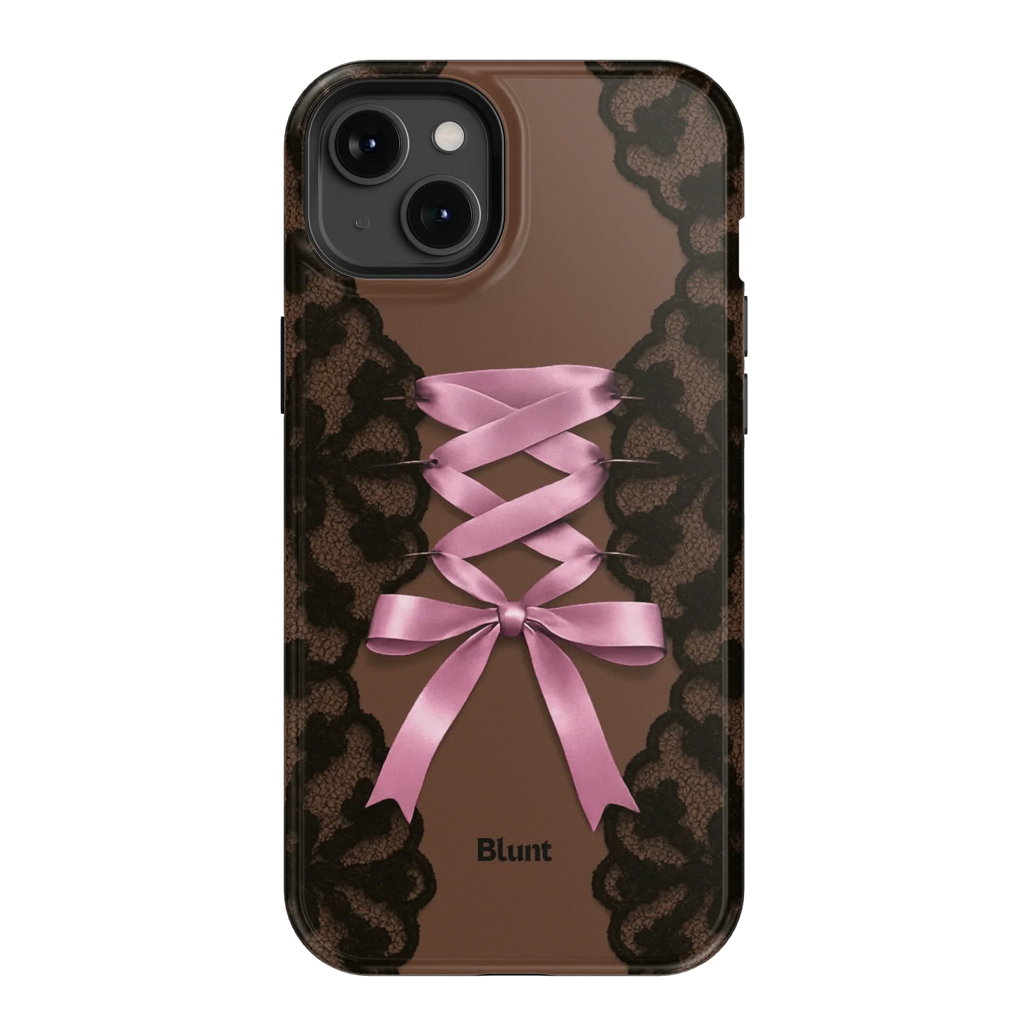 Brown Corset iPhone Case