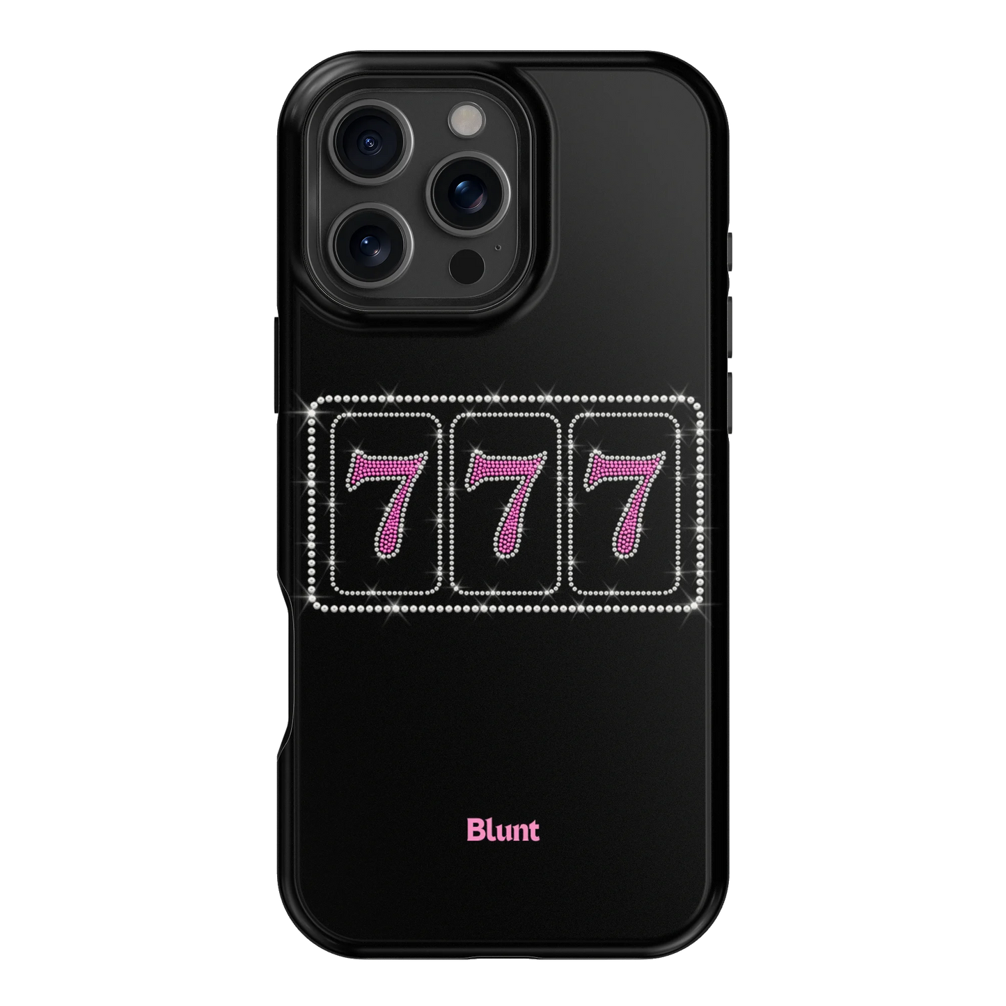 Pink Lucky 777 iPhone Case