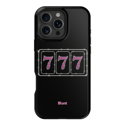 Pink Lucky 777 iPhone Case