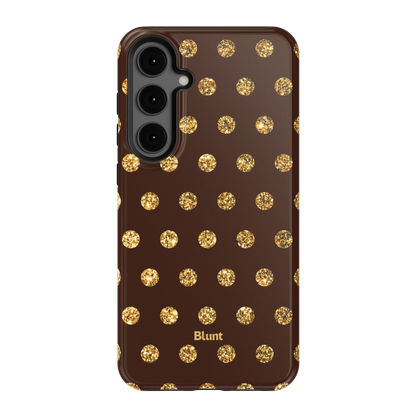 Gold Polka Samsung Case