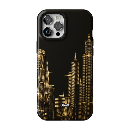 Gold-NYC--SKYELINE-iphone-case-iPhone 12 Pro Max-1