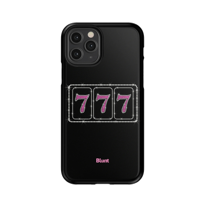 Pink Lucky 777 iPhone Case
