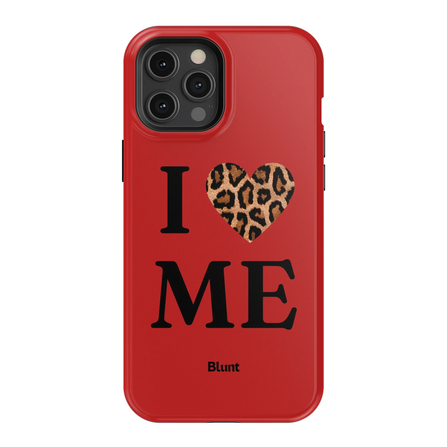 Red I Love Me iPhone Case