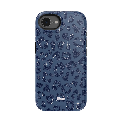 Blue Cheetah Print iPhone Case