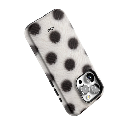 Polka Fuzz iPhone Case gallery - Iphone_15_Pro_5