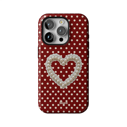 Polka Pearl iPhone Case gallery - Iphone_15_Pro_1