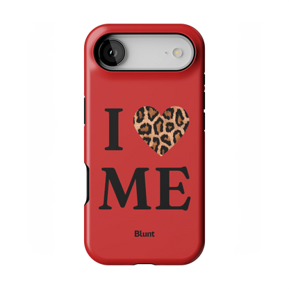 Red I Love Me iPhone Case