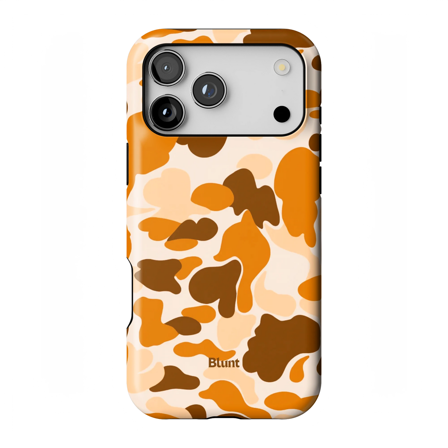 Orange Camo iPhone Case