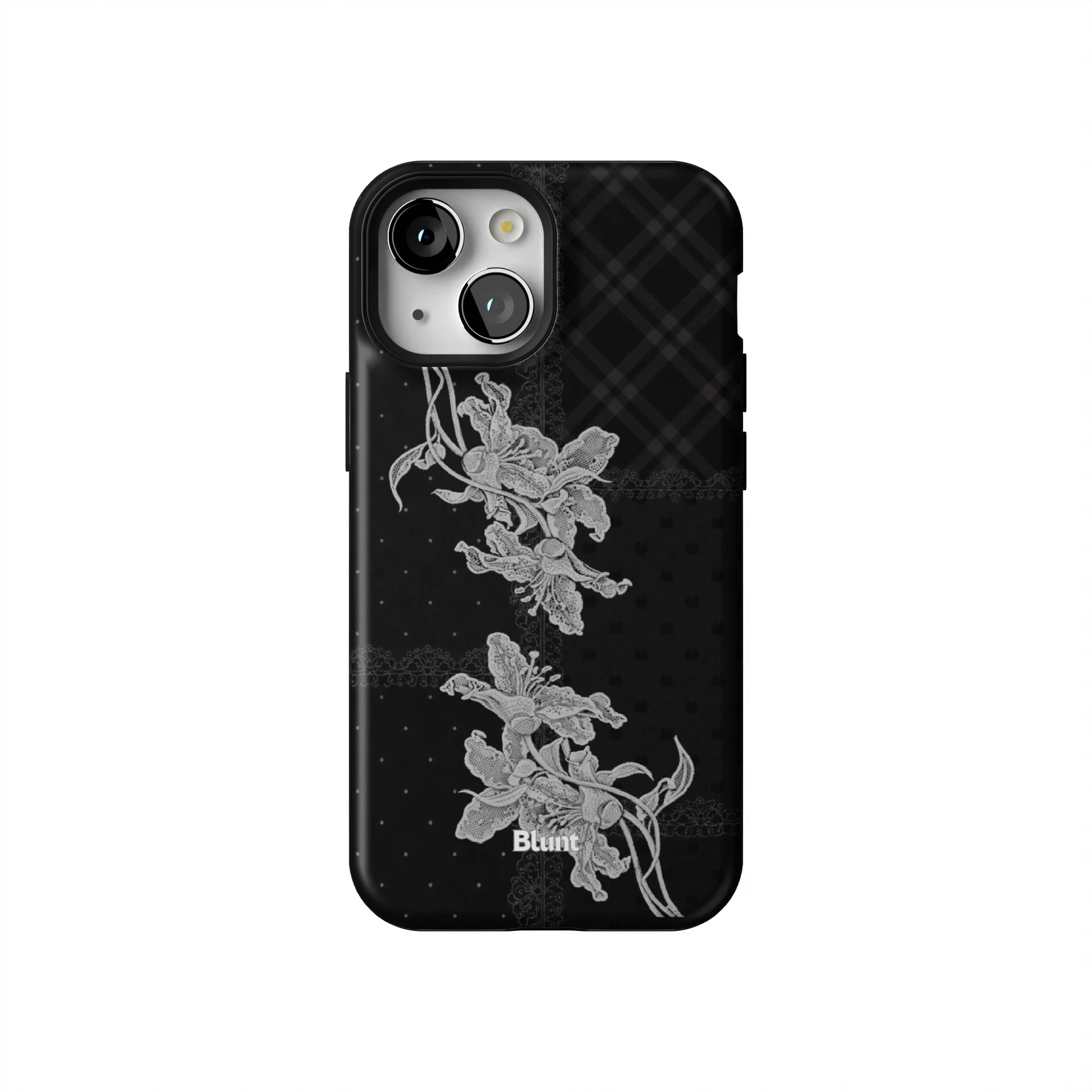NOIR-PETALS-iphone-case-iPhone 13 Mini-1