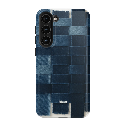 Indigo Weave Samsung Case