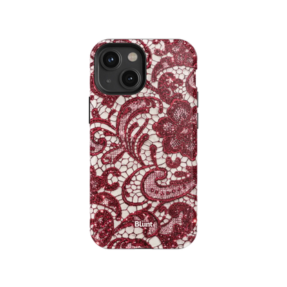 Crimson Lace iPhone Case