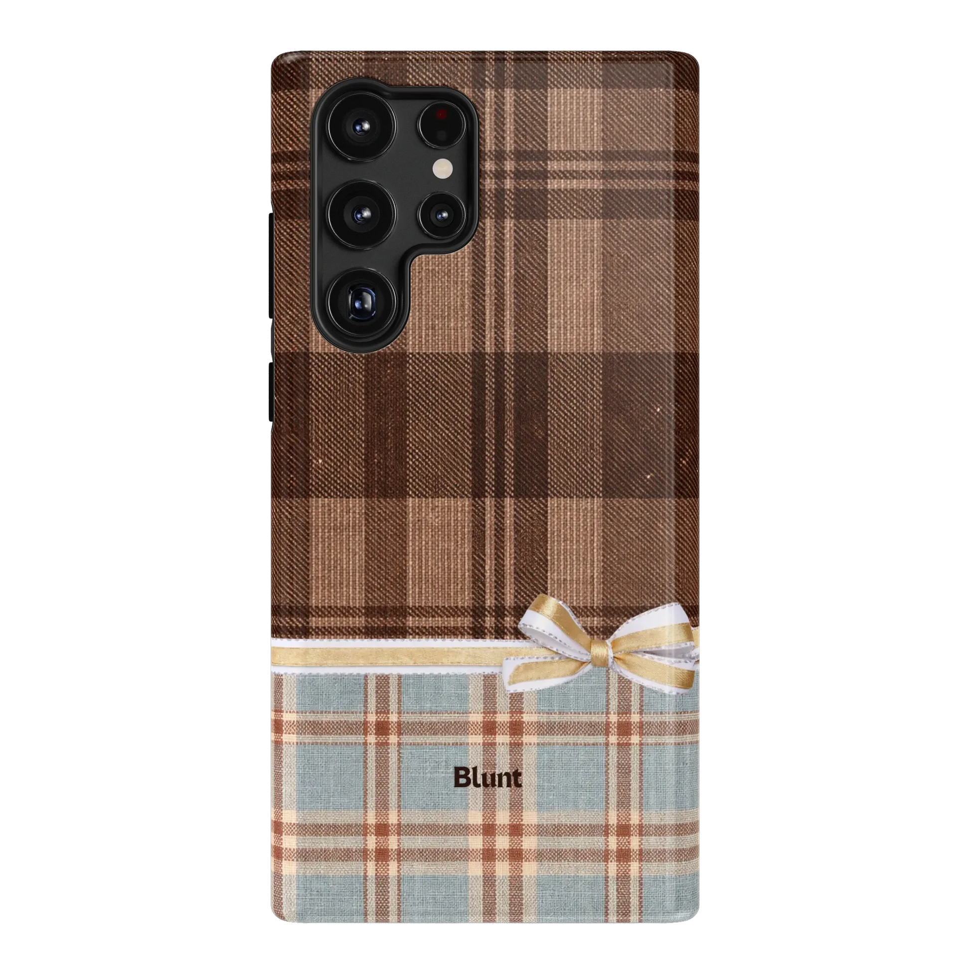 Mocha-Plaid-samsung-case-S22 Ultra-1