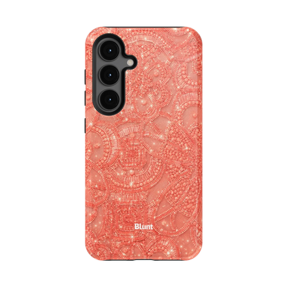 Coral-Glam-samsung-case-Galaxy S24-1