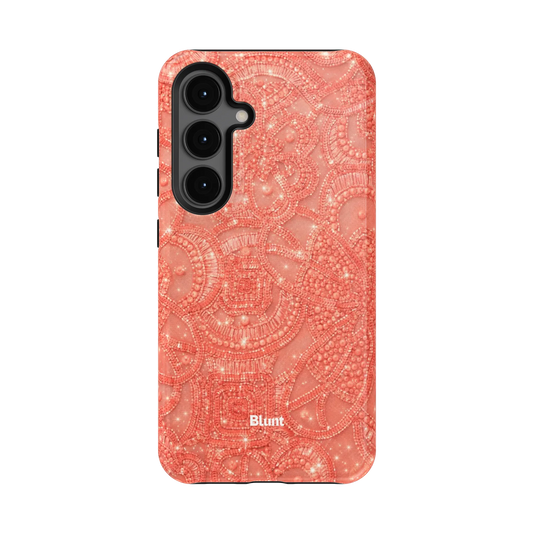Coral-Glam-samsung-case-Galaxy S24-1
