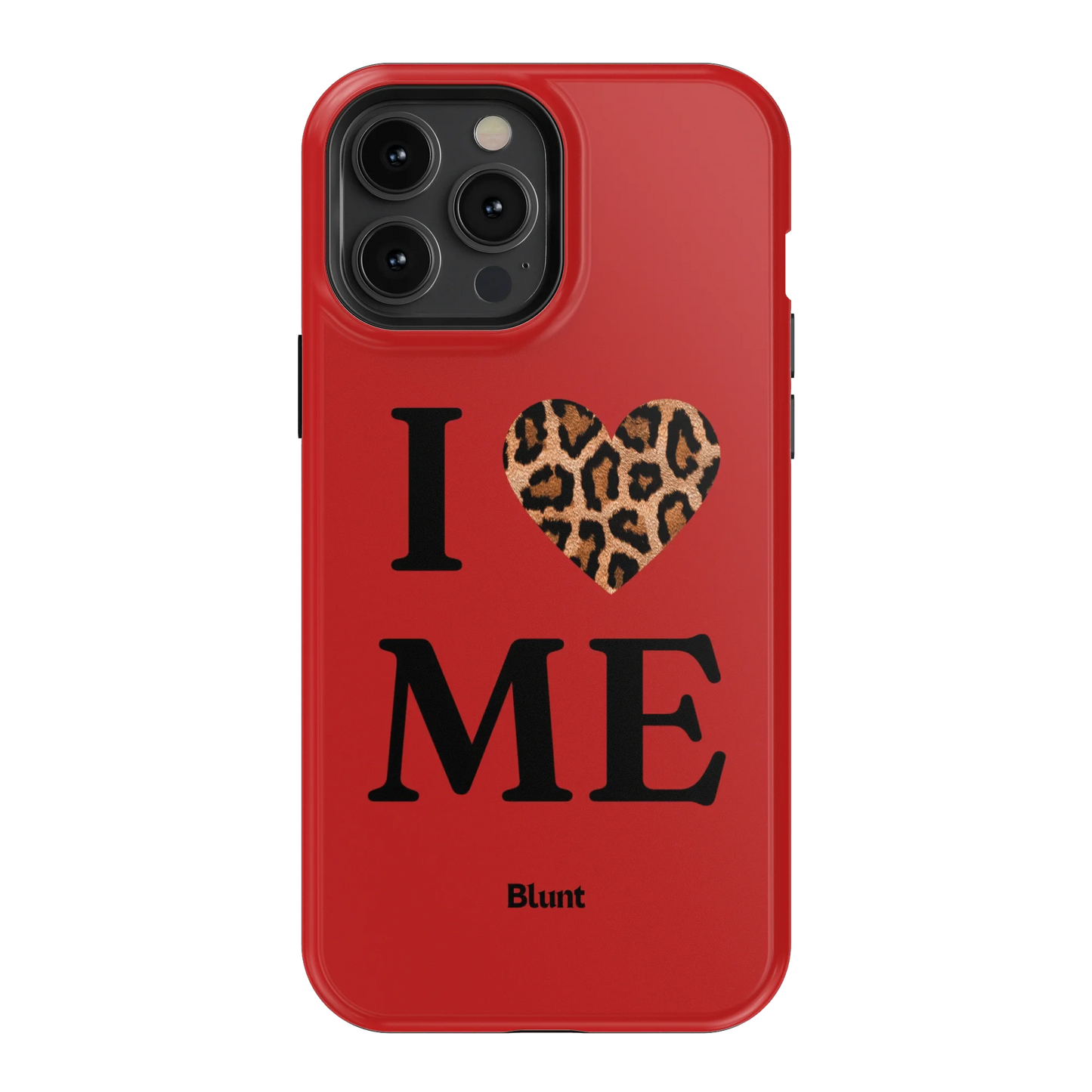 Red I Love Me iPhone Case