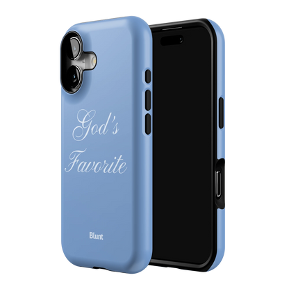 Gods Favorite Blue iPhone Case